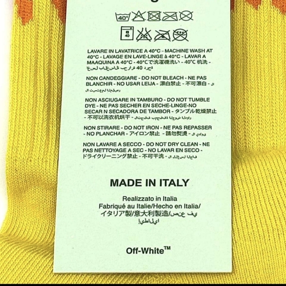 🧦🔥⬛️ OFF-WHITE SOCKS ⬛️🔥🧦✨✨BRAND NEW WITH BOX✨✨ - Picture 6 of 6